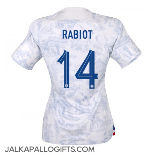 Ranska Adrien Rabiot #14 Vieraspaita Naiset MM-kisat 2022 Lyhythihainen
